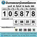 หวยประจำวันนี้